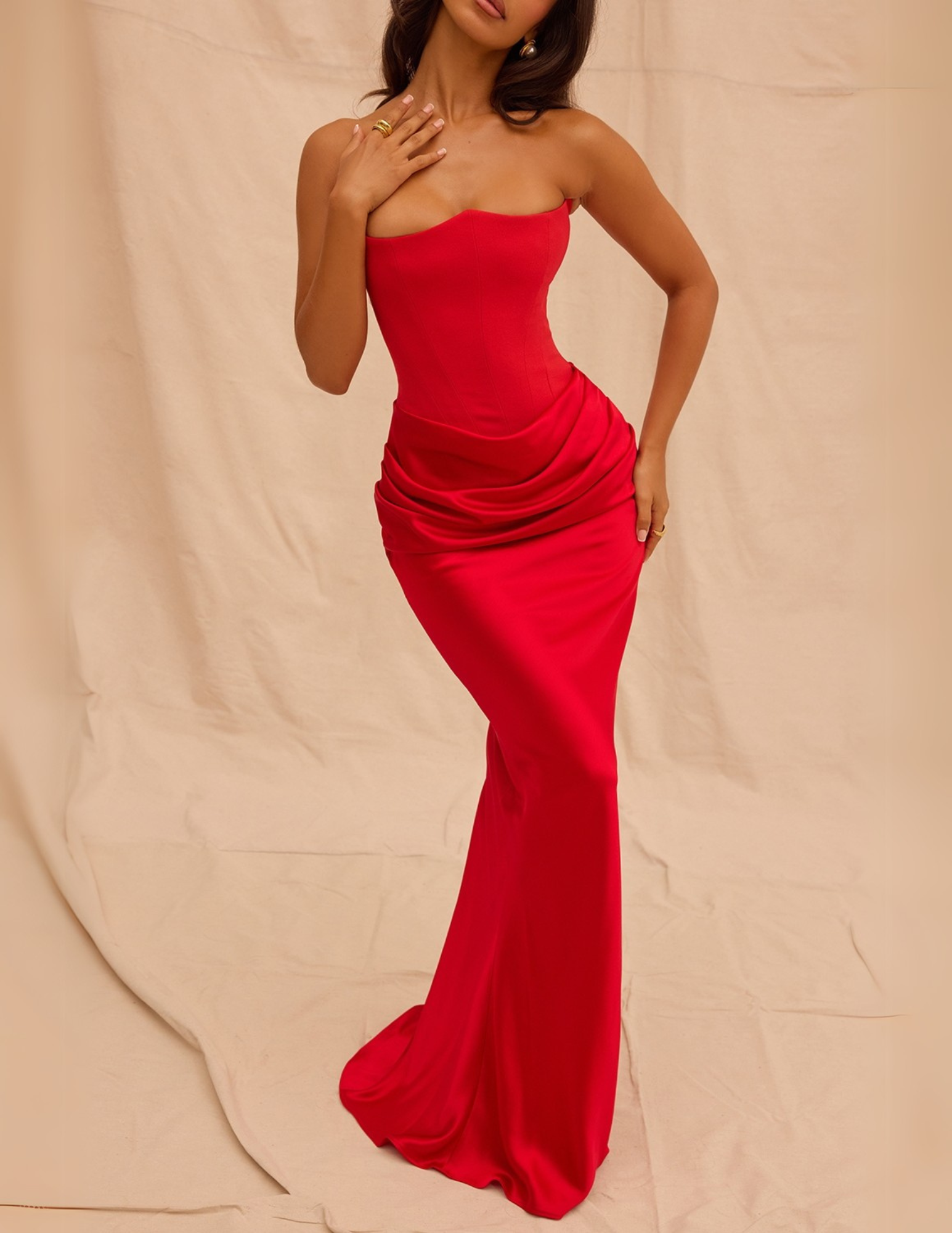 CHICAGO MAXI DRESS - MOCHA