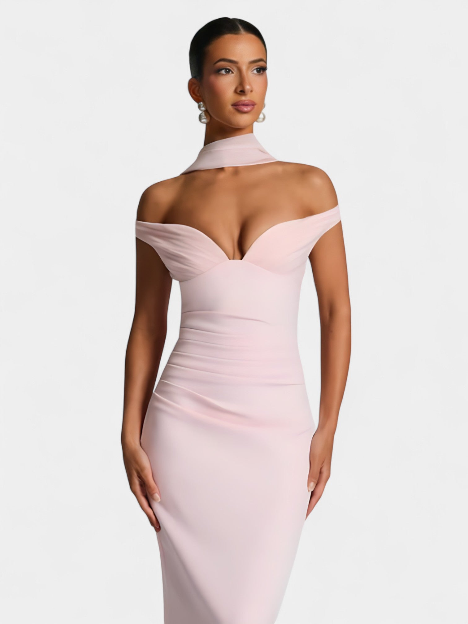 ALESSIA MAXI DRESS - BLUSH