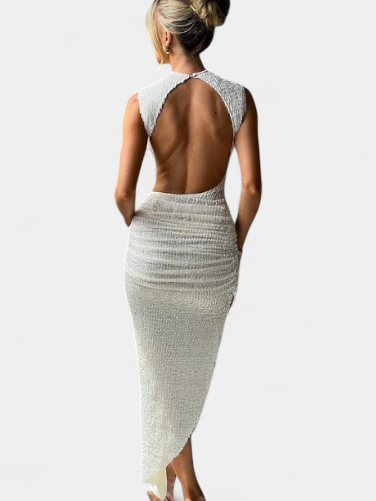 MYKONOS MAXI DRESS - IVORY