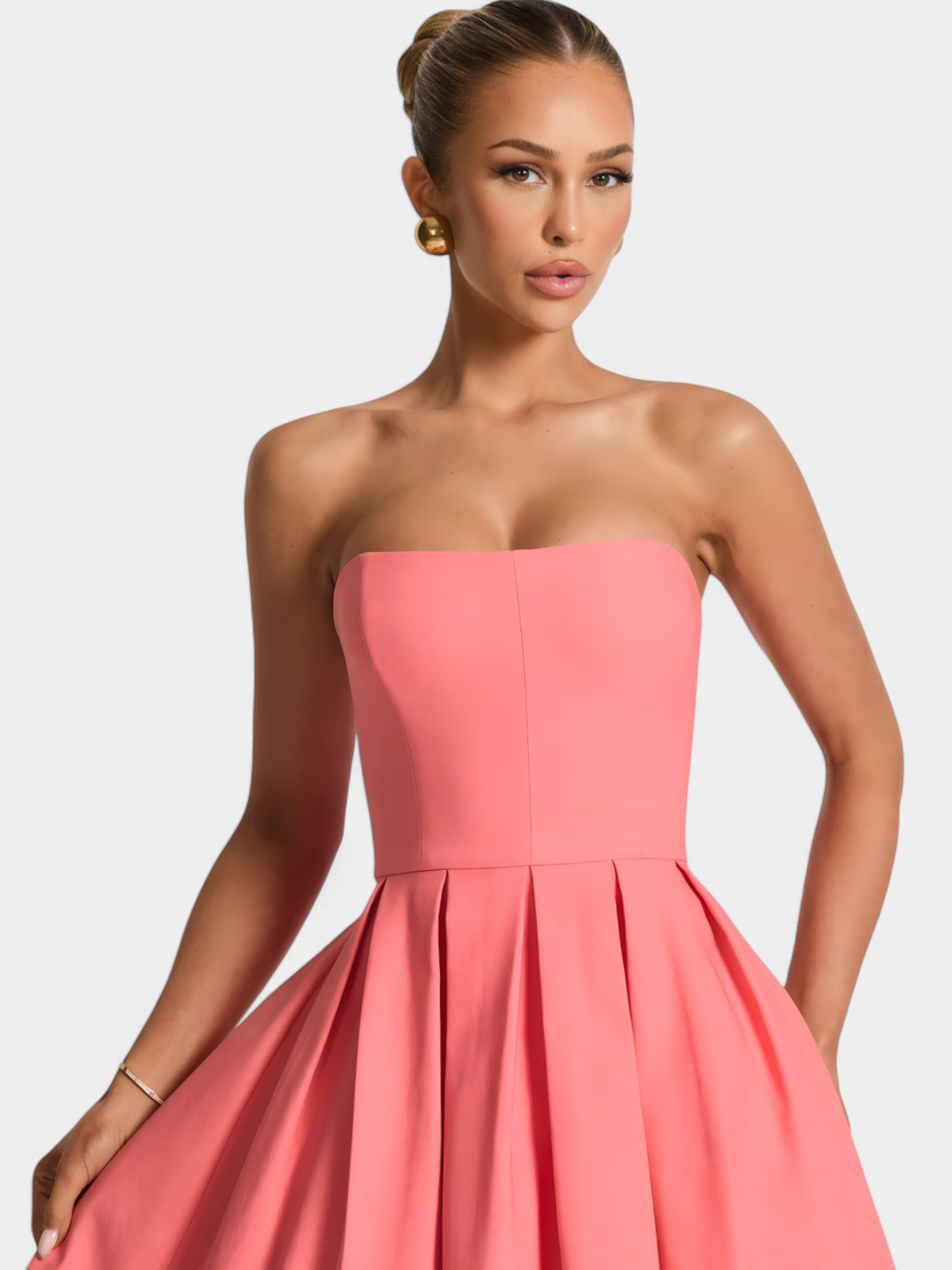 FIORELLA MIDI DRESS - LEMON