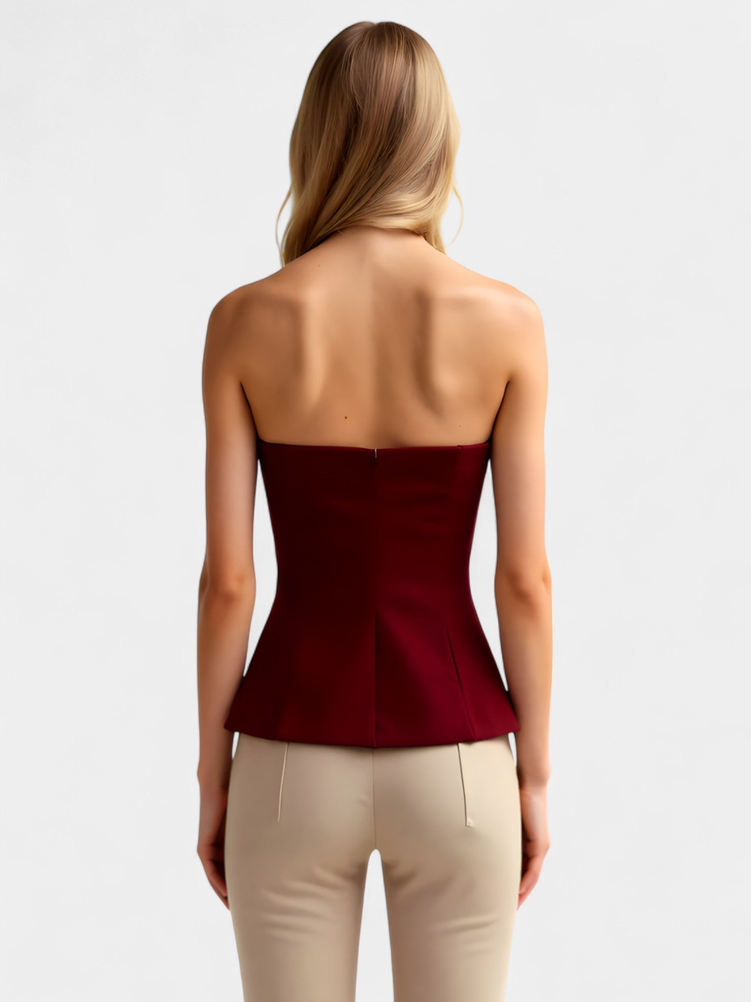 TOSCA TOP - BURGUNDY