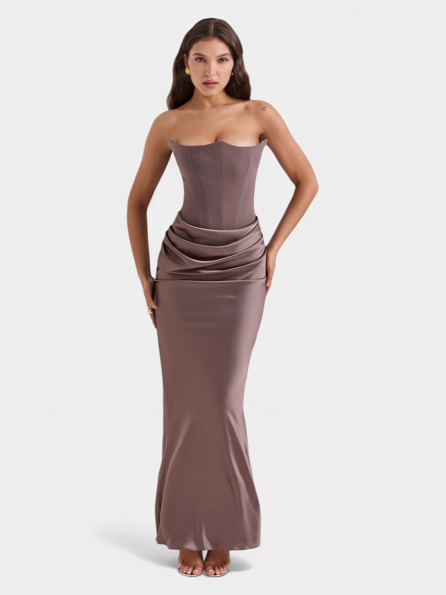 CHICAGO MAXI DRESS - MOCHA