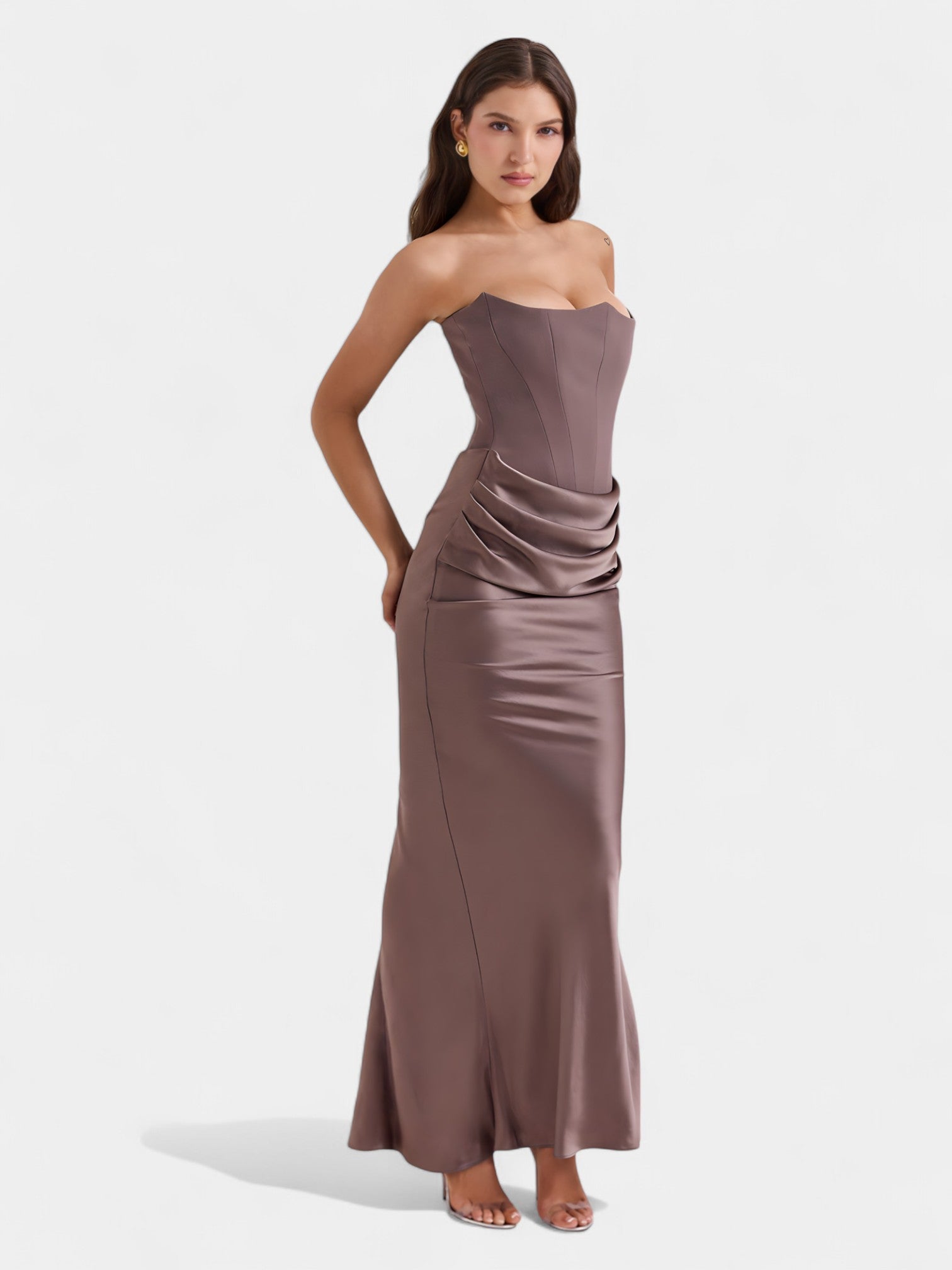 CHICAGO MAXI DRESS - MOCHA