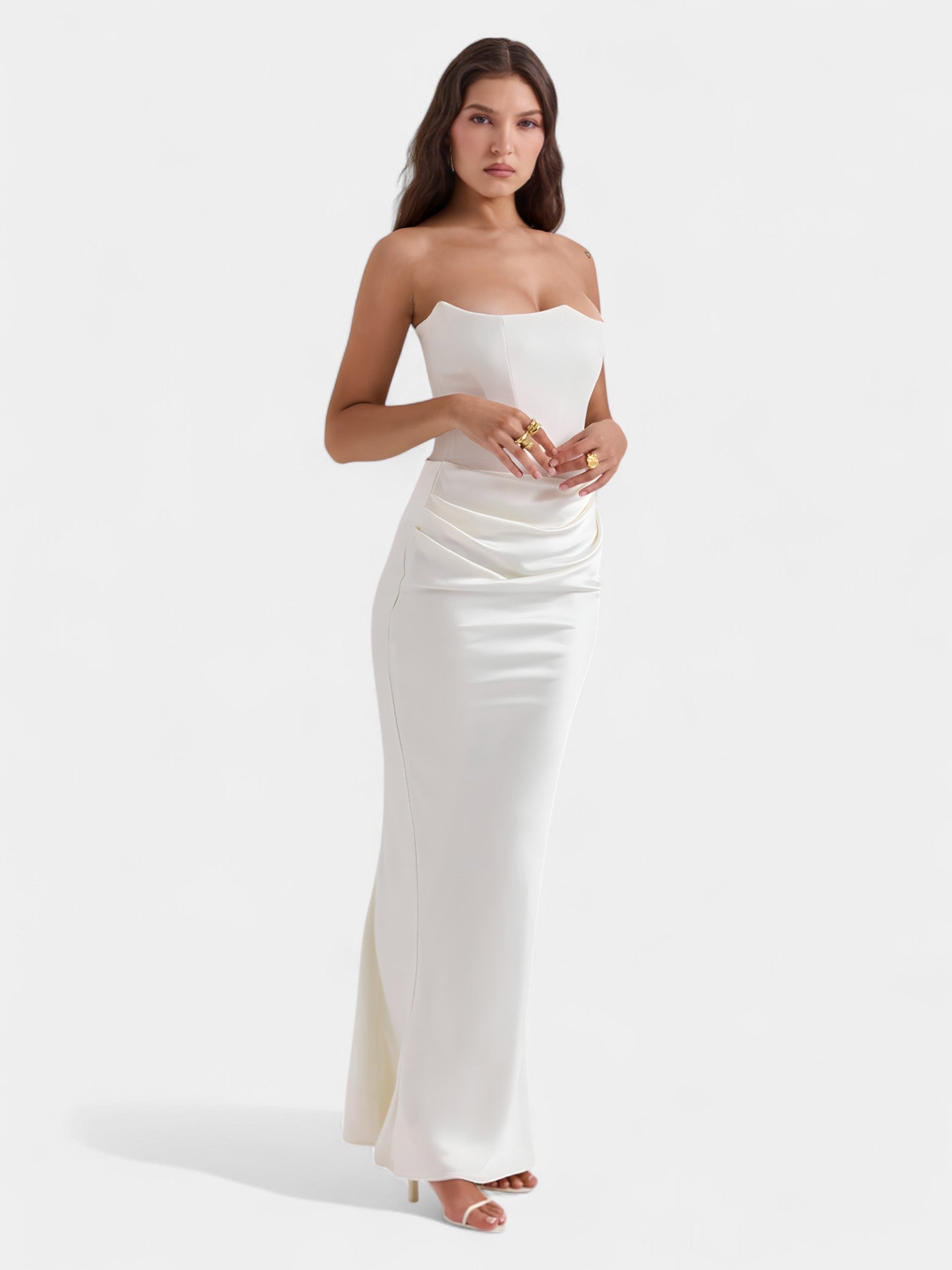 CHICAGO MAXI DRESS - IVORY