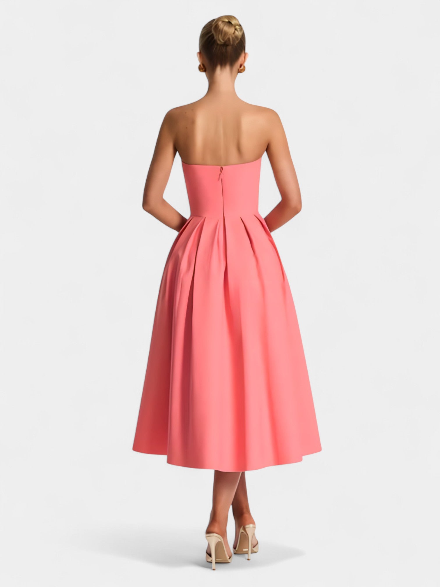 FIORELLA MIDI DRESS - LEMON