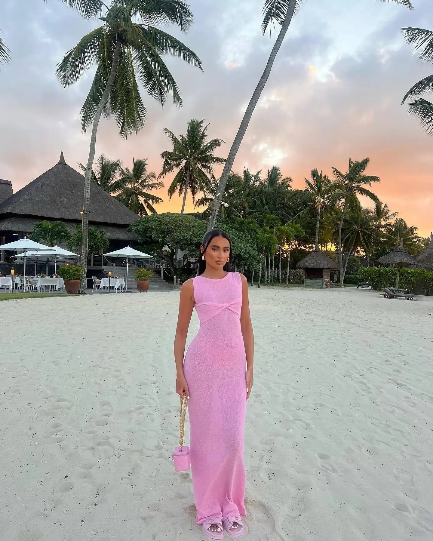 LYON KNITTED MAXI DRESS