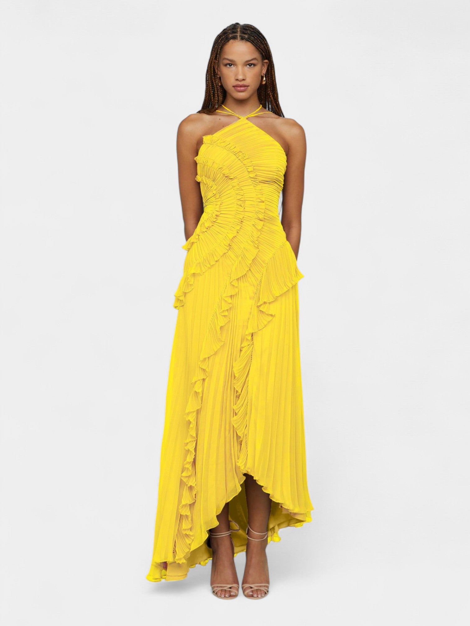 VENICE MAXI DRESS - LEMON