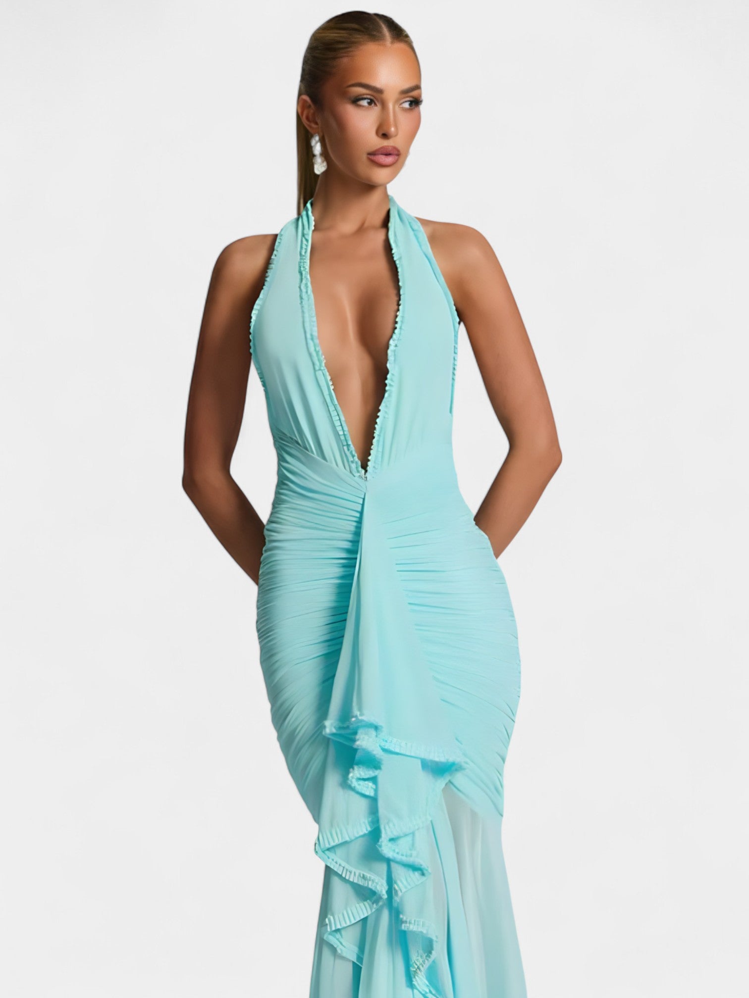 CASSIRA MAXI DRESS - CREAM