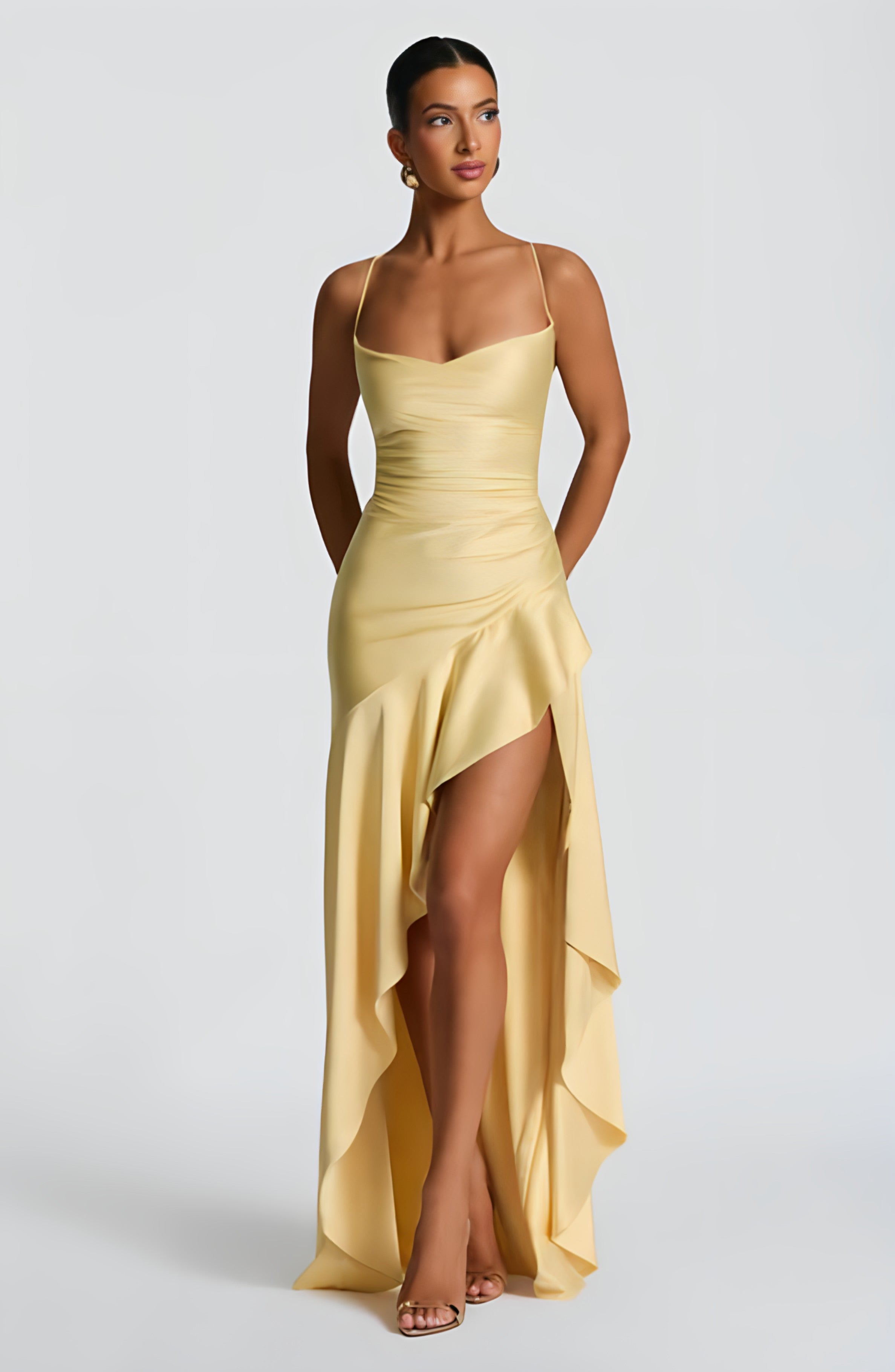 ROSETTA MAXI DRESS - LEMON