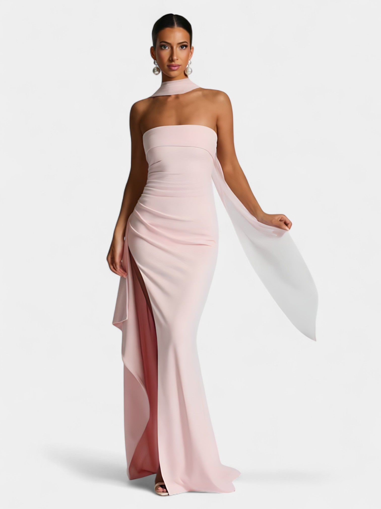 JORJA MAXI DRESS - BLUSH