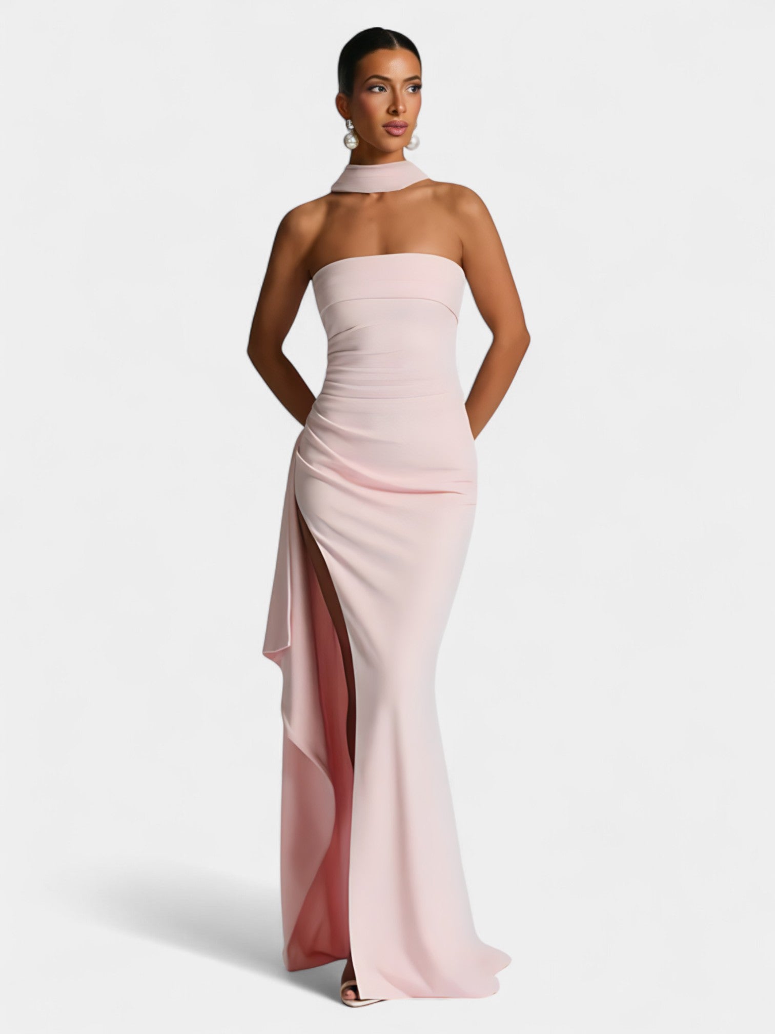 JORJA MAXI DRESS - BLUSH