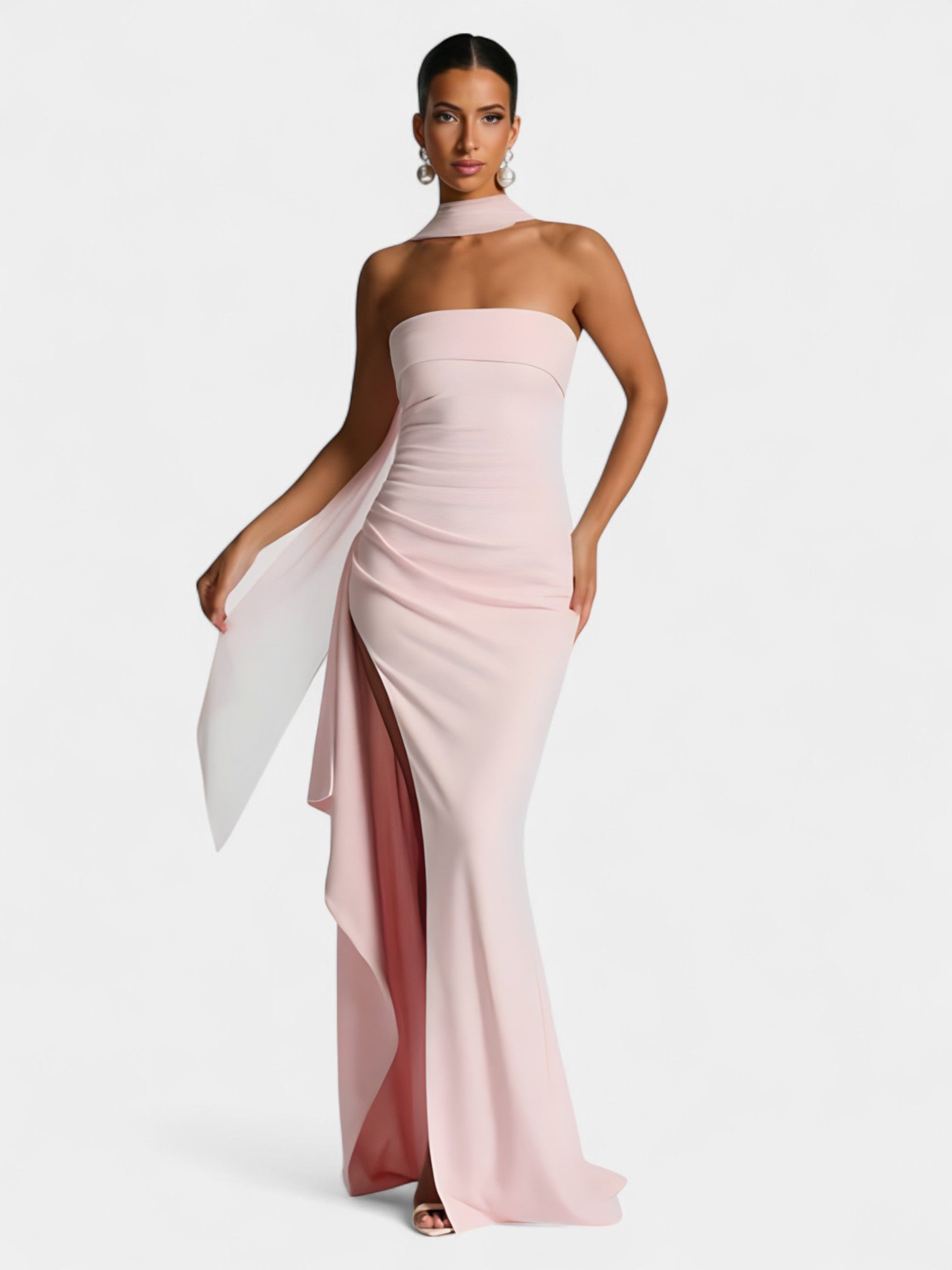 JORJA MAXI DRESS - BLUSH